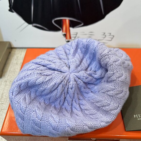 Peserico Cable Wool/Cashmere/Silk Beanie - Picture 4 of 4